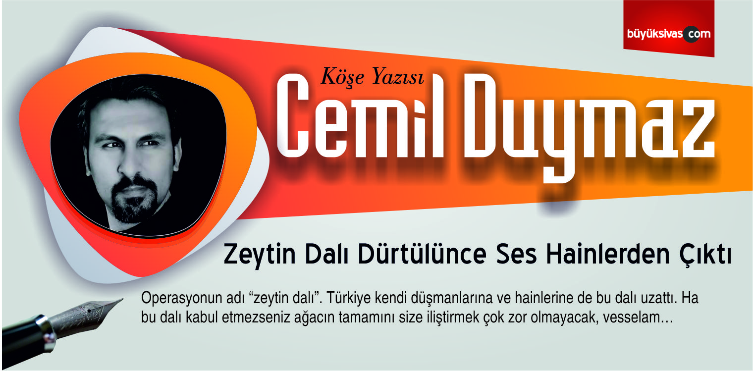 Zeytin Dalı Dürtülünce Ses Hainlerden Çıktı