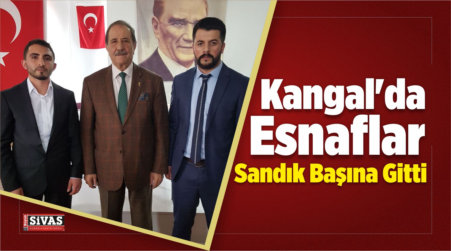 Kangal’da Esnaflar Sandık Başına Gitti