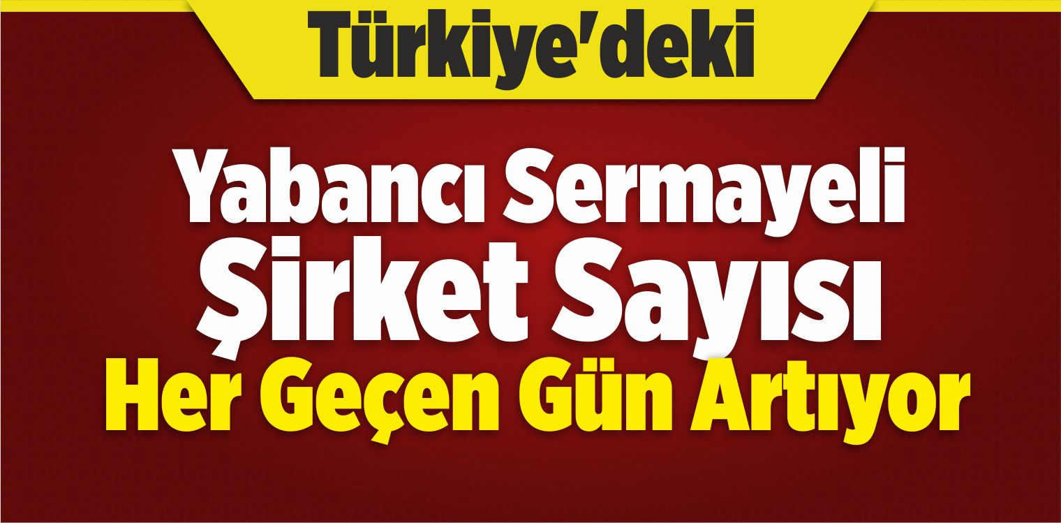 Türkiye’deki Yabancı Sermayeli Şirket Sayısı Her Geçen Gün Artıyor