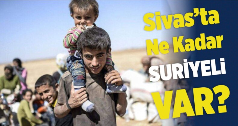 Sivas’ta Ne Kadar Suriyeli Var? 1 Yılda 2 Buçuk Katına Çıktı!