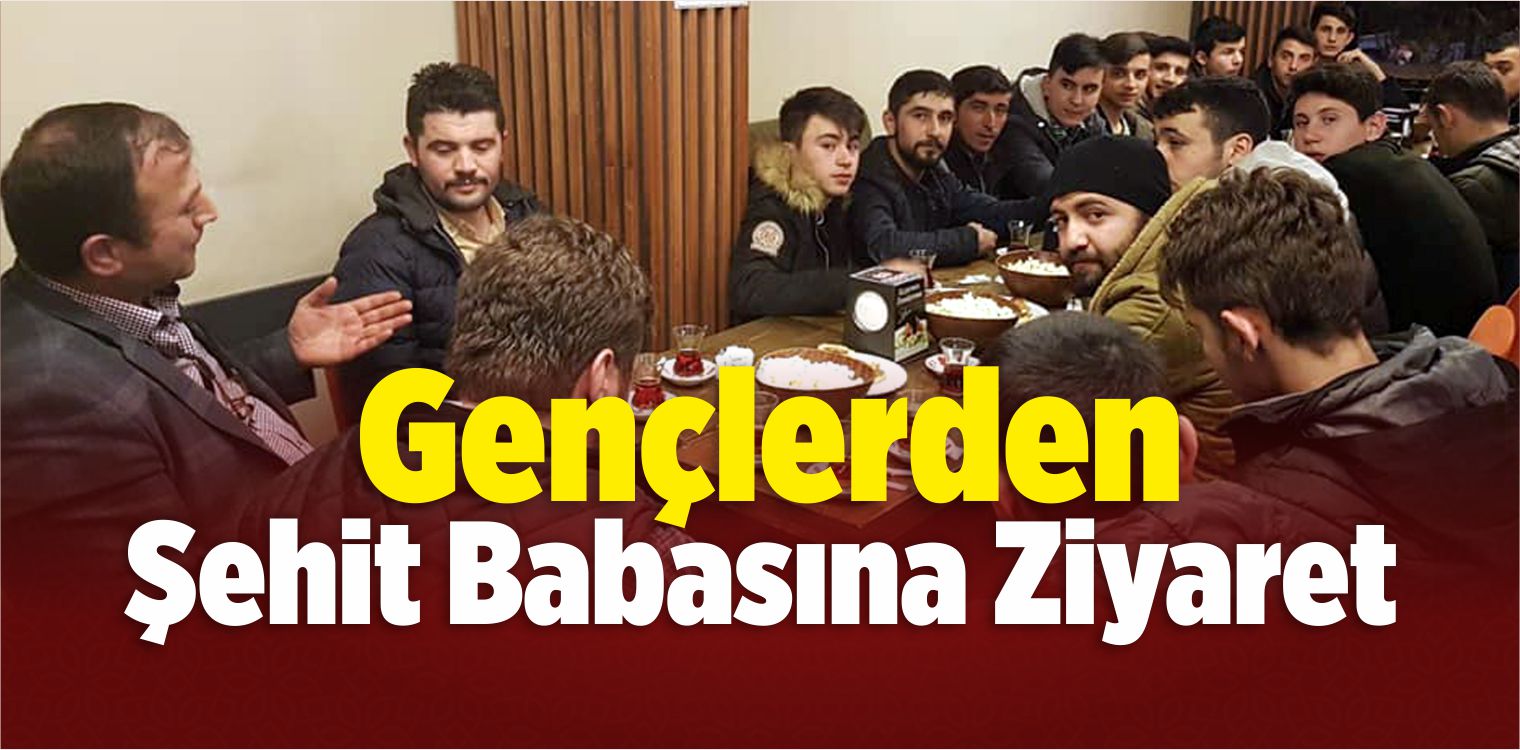 Gençlerden Şehit Babasına Ziyaret