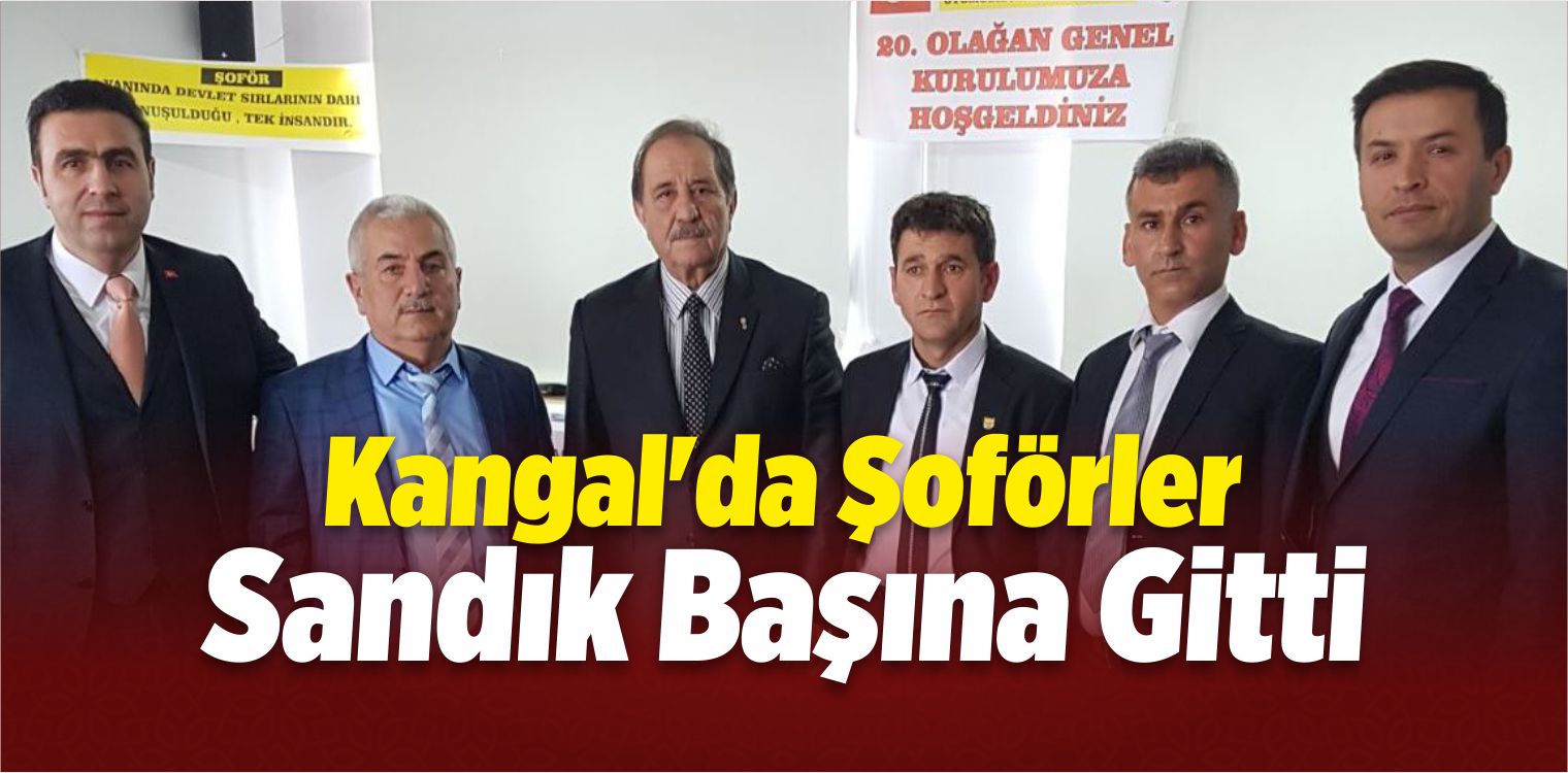 Kangal’da Şoförler Sandık Başına Gitti