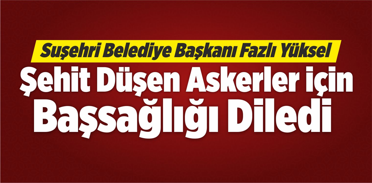 Başsağlığı Mesajı