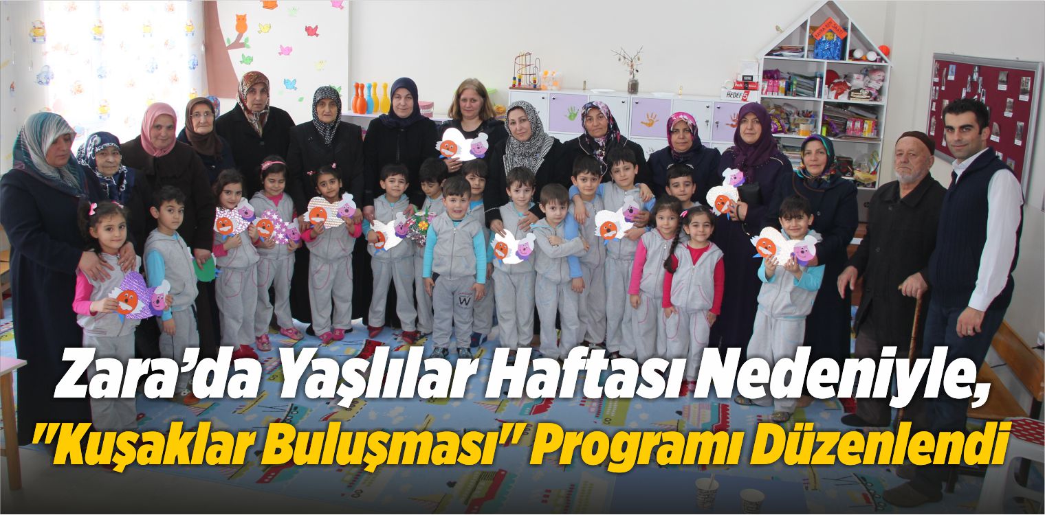 Yaşlılar Haftası Nedeniyle, “Kuşaklar Buluşması” Programı Düzenlendi