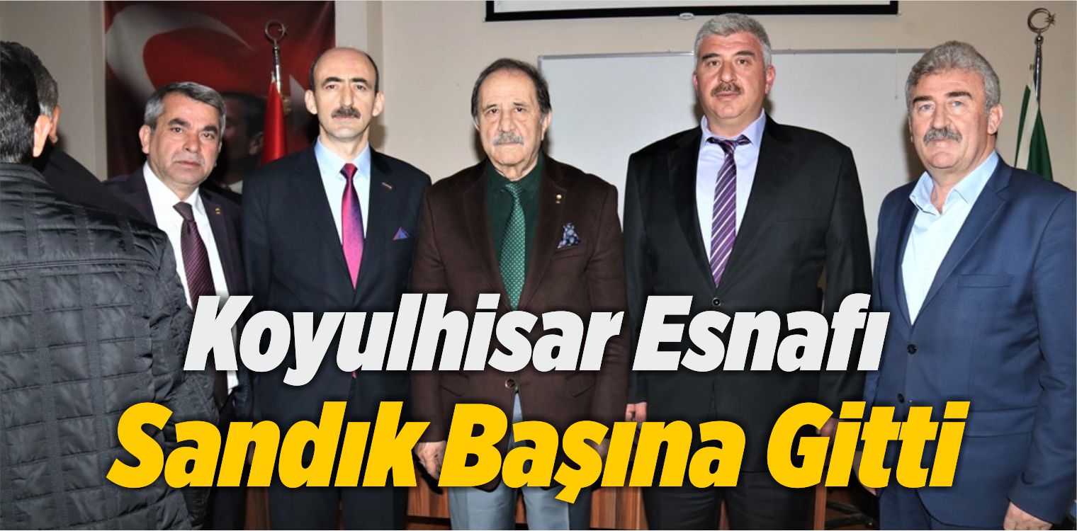 Koyulhisar Esnafı Sandık Başına Gitti