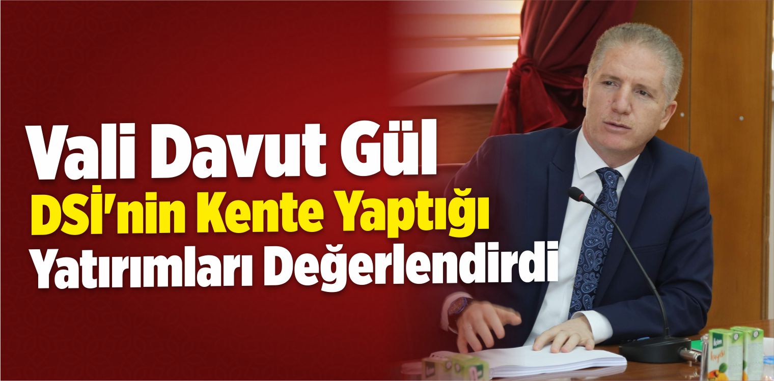 Sivas’ta DSİ Yatırımları Değerlendirildi