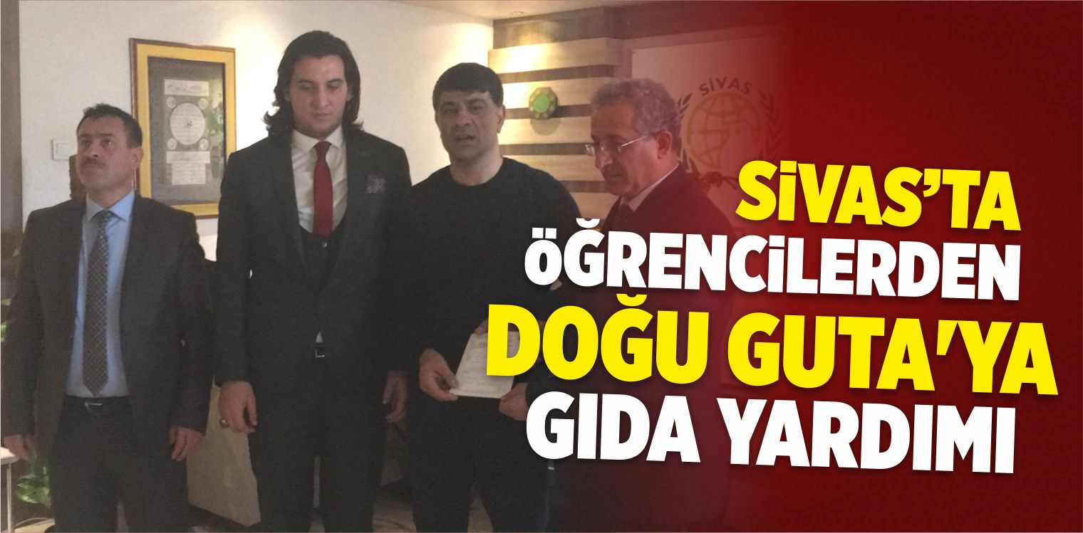 Öğrencilerden Doğu Guta’ya Gıda Yardımı