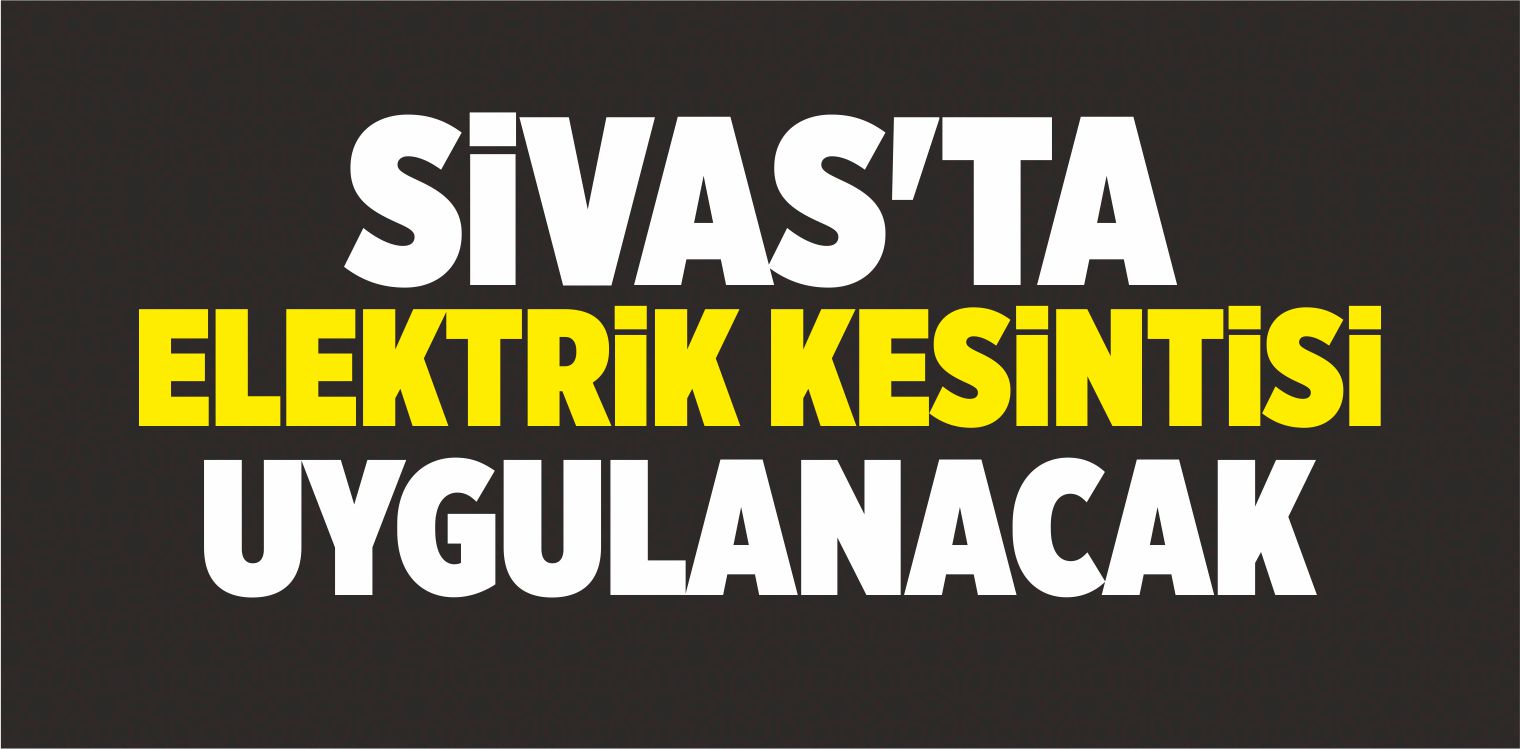 Zara’da Elektrik Kesintisi