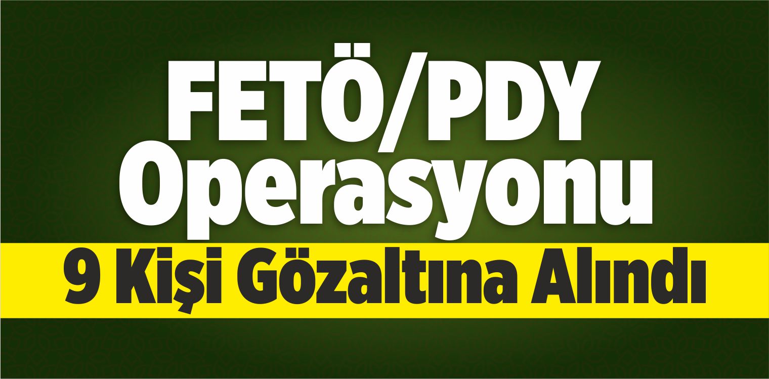 Eskişehir’de FETÖ/PDY Operasyonu