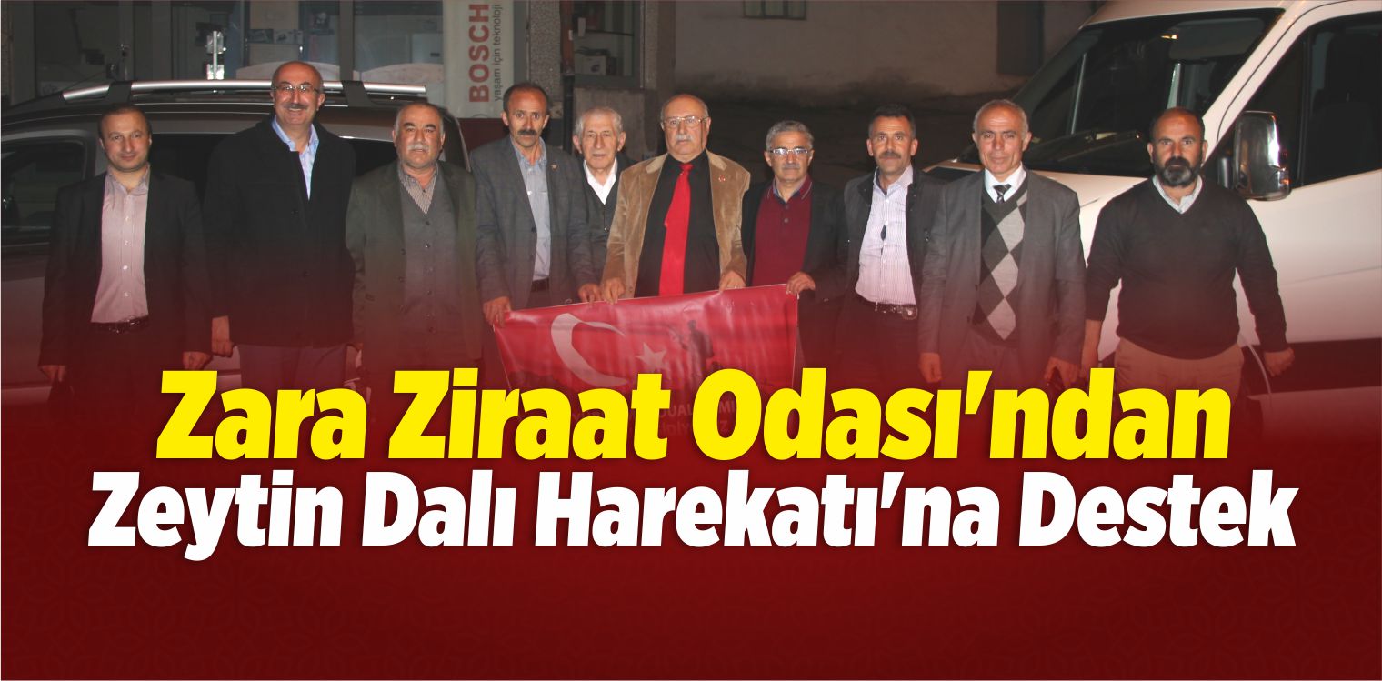 Zara Ziraat Odası Meclisi ve Yönetimi Hatay’a Gitti