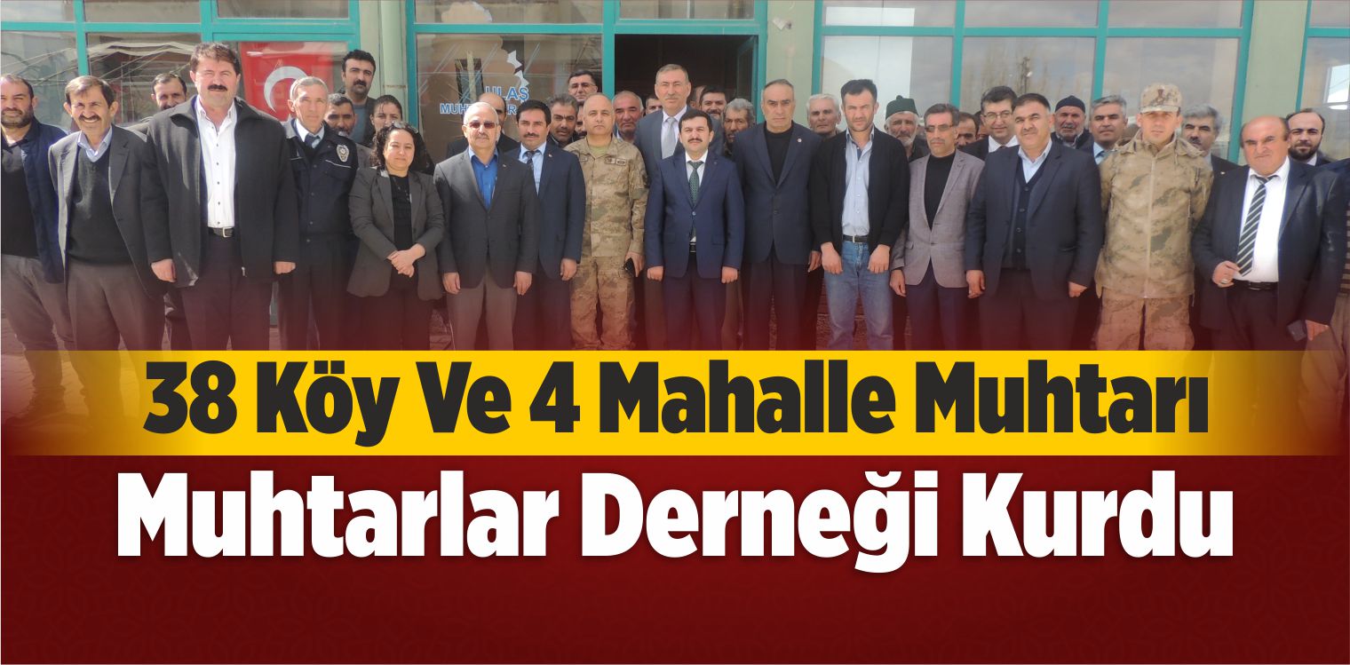Ulaş’ta Muhtarlar Derneği Kuruldu