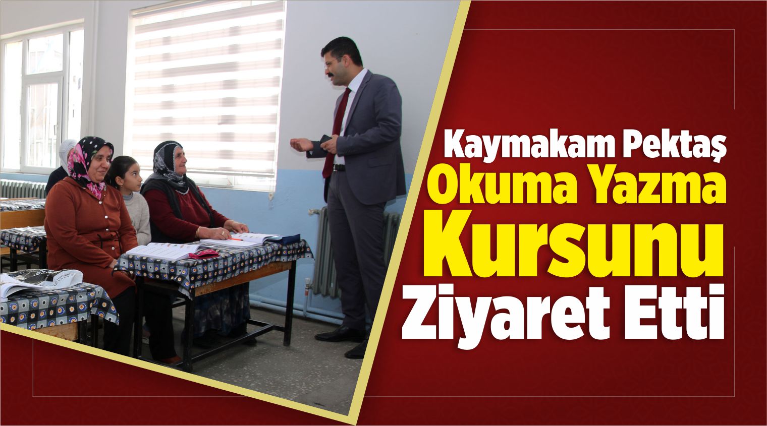 Şarkışla’da Okuma Yazma Seferberliği