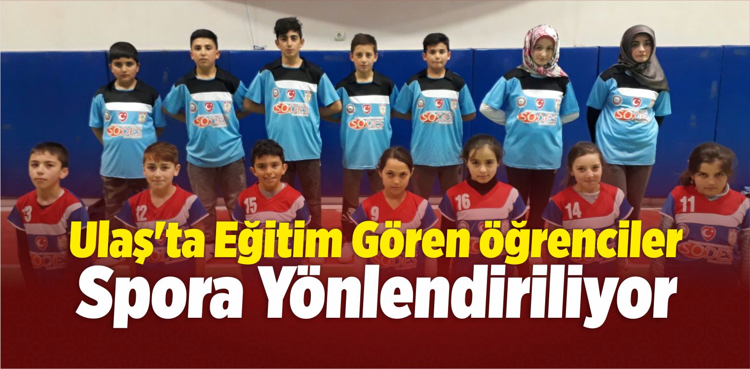 Ulaş’ta Öğrenciler Spora Yönlendiriliyor