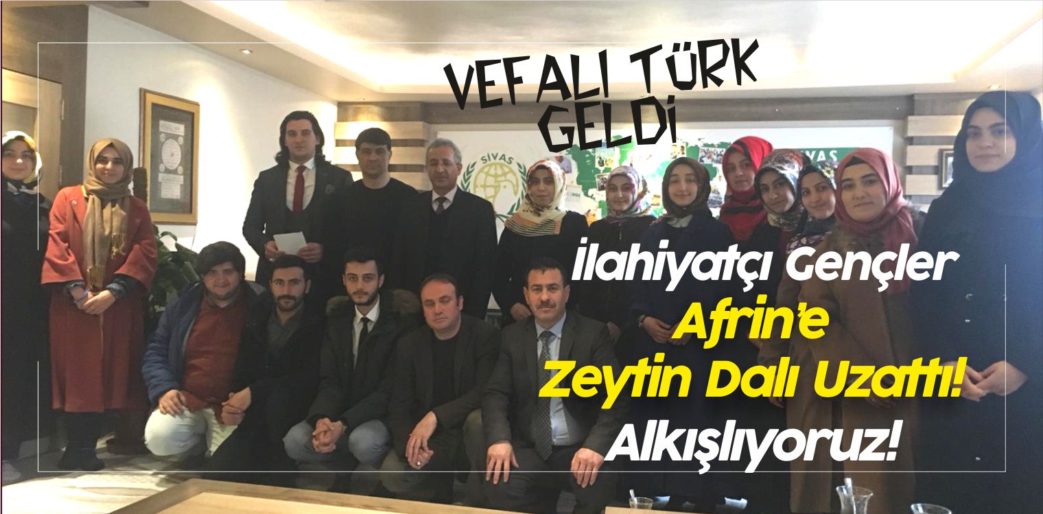 CÜ ilahiyat Fakültesi Temsilciliğinden Zeytin Dalı Kermesi