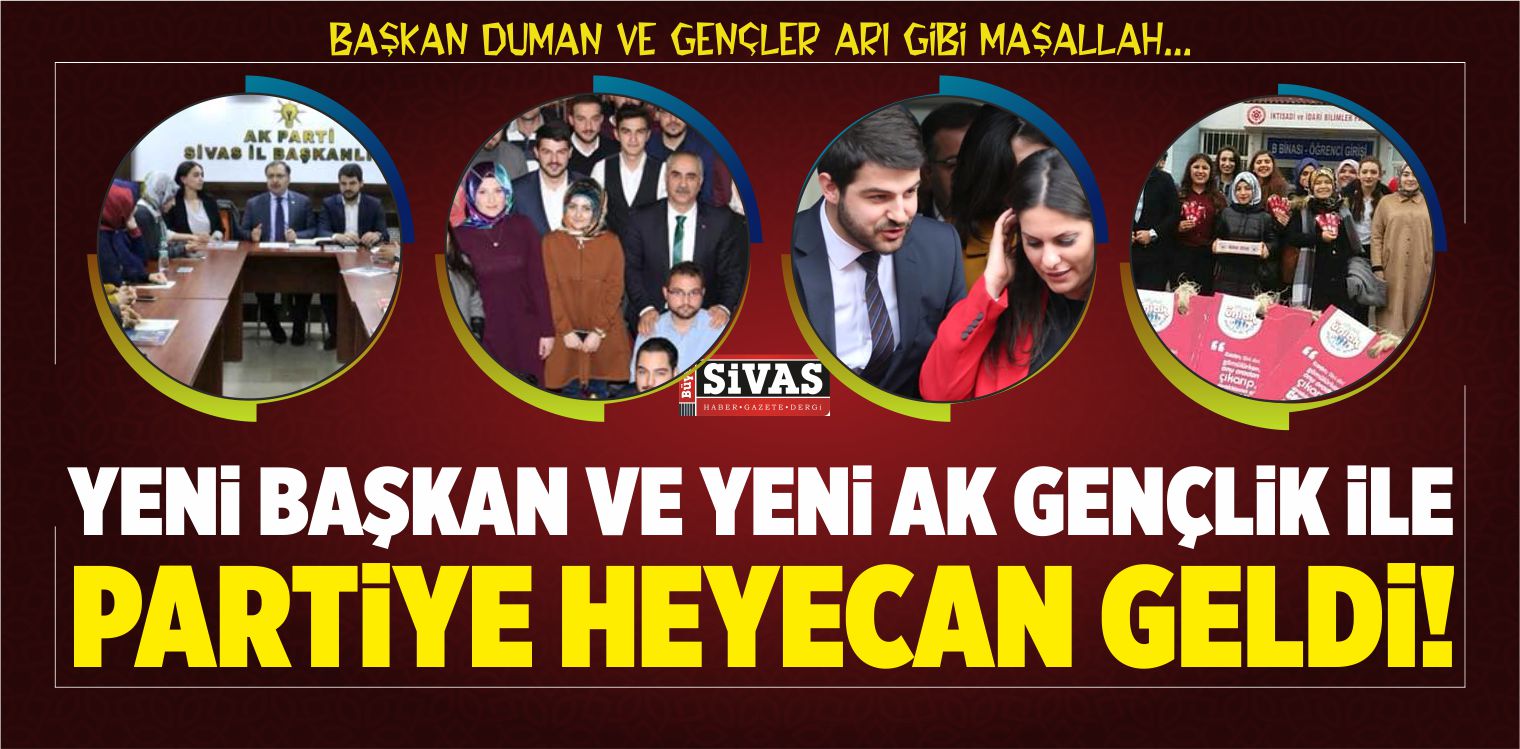 Ahmet Duman Başkanlığında Sivas AK Gençlik Arı Gibi