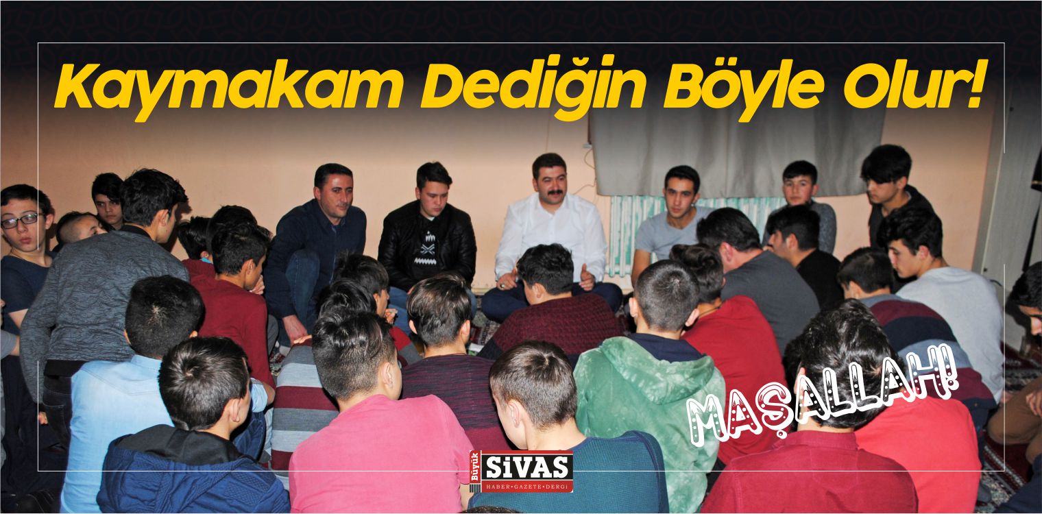 Hafik Kaymakamı Ömer Sait Karakaş Öğrencilerle Buluştu