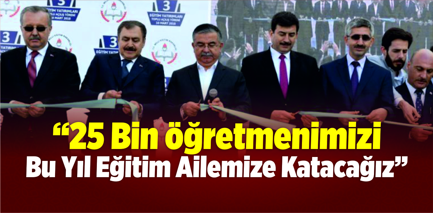 Bakan Yılmaz, Edirne Uzunköprü’de Okul Açılışına Katıldı