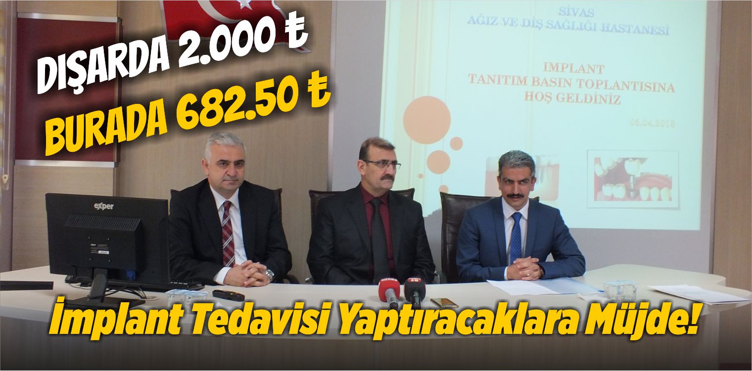 Ağız ve Diş Sağlığı Hastanesinde İmplant Tedavisine Başlandı