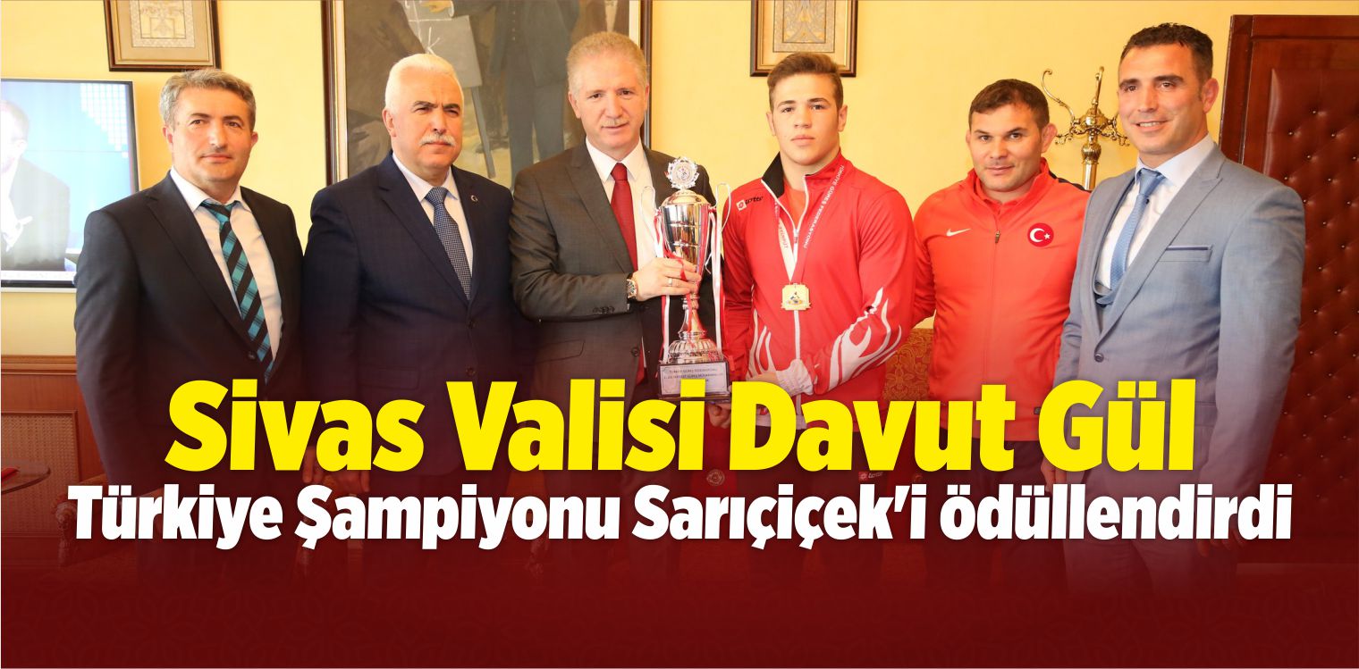 Vali Gül Başarılı Sporcuyu Ödüllendirdi