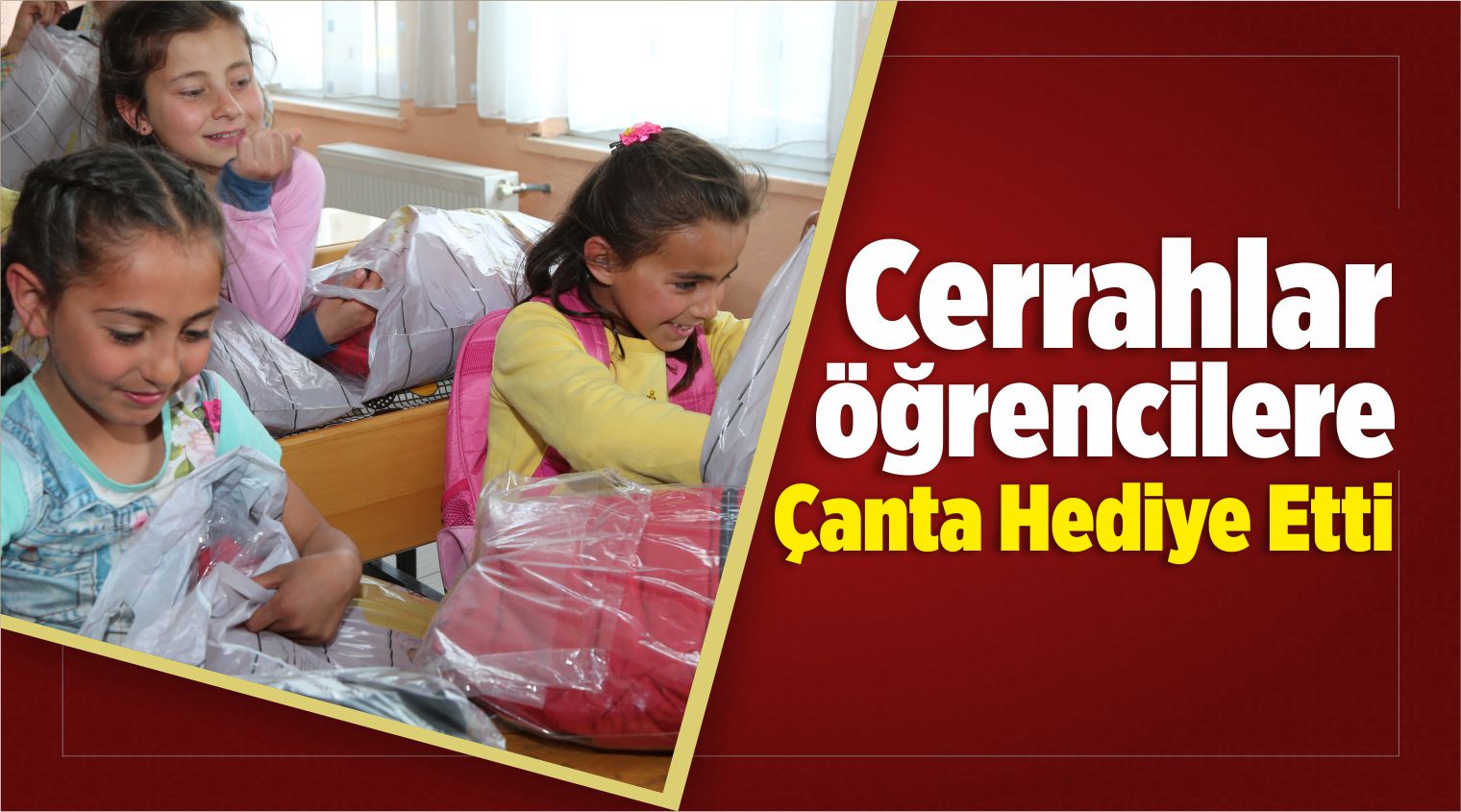 Köy Okulundaki Öğrencilere Hediye