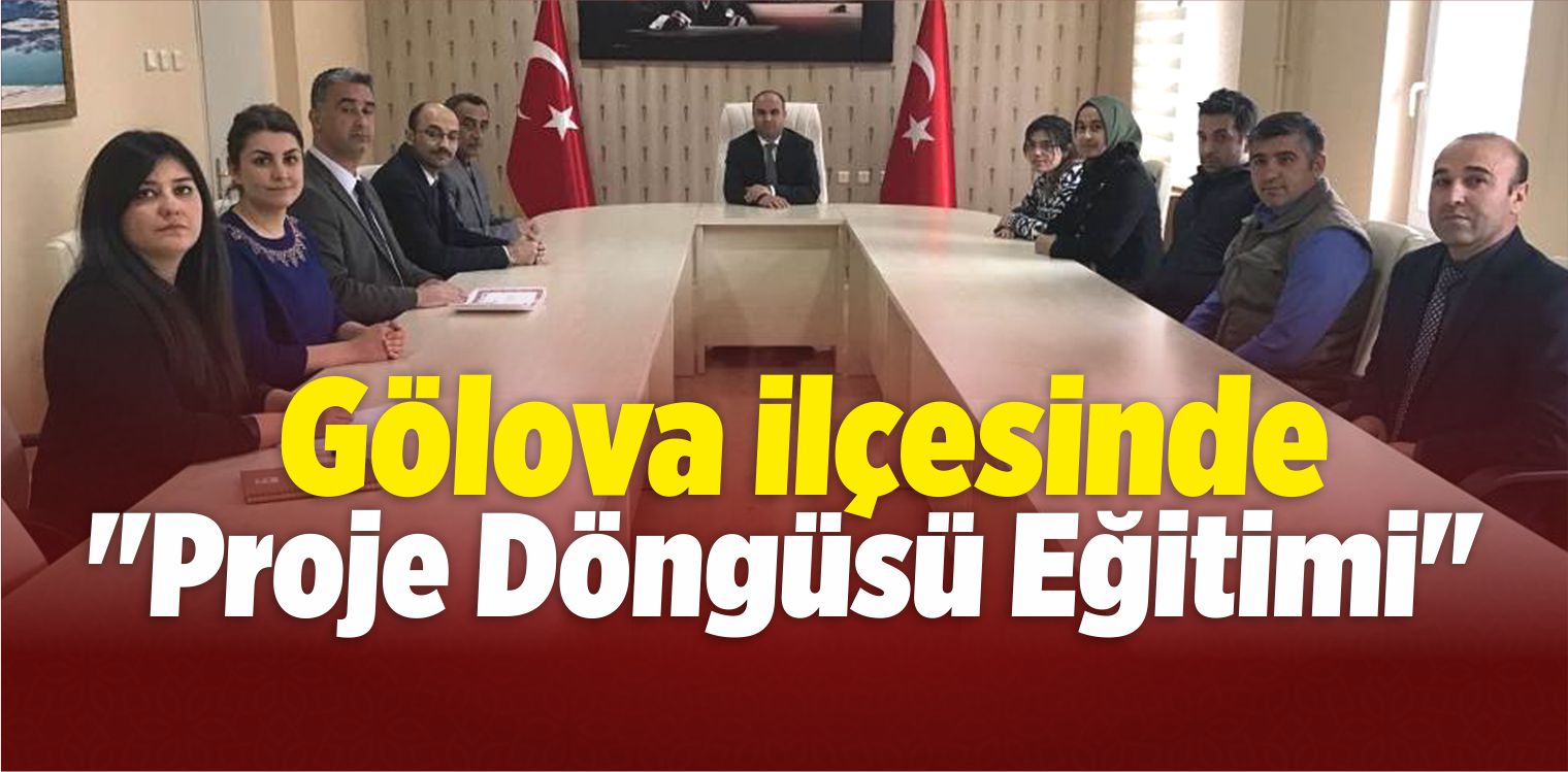 Gölova’da “Proje Döngüsü Eğitimi”
