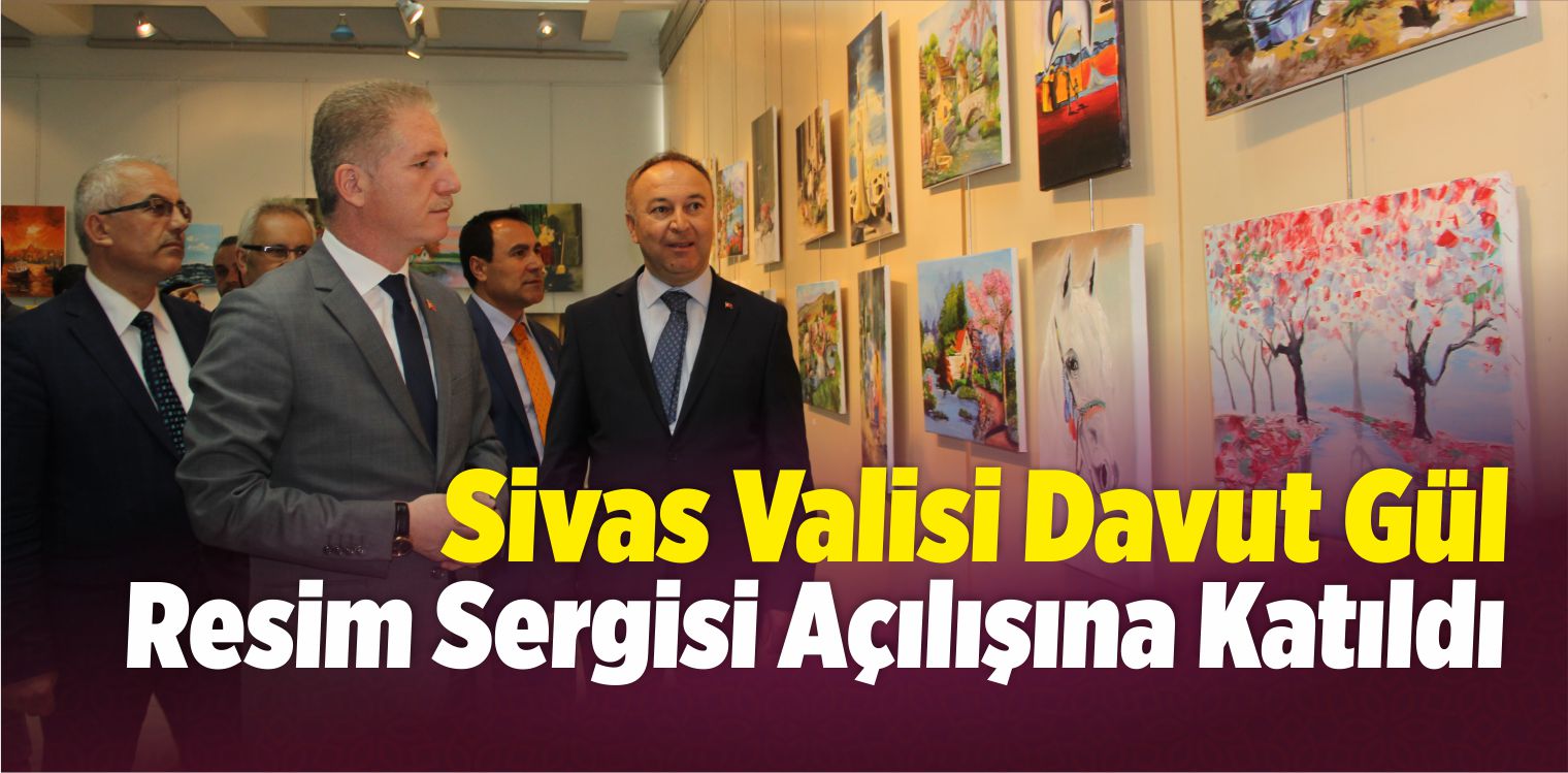 Resim Sergisi Açılışına