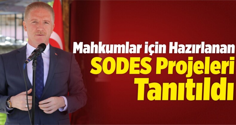 Mahkumlar İçin Hazırlanan SODES Projeleri Tanıtıldı