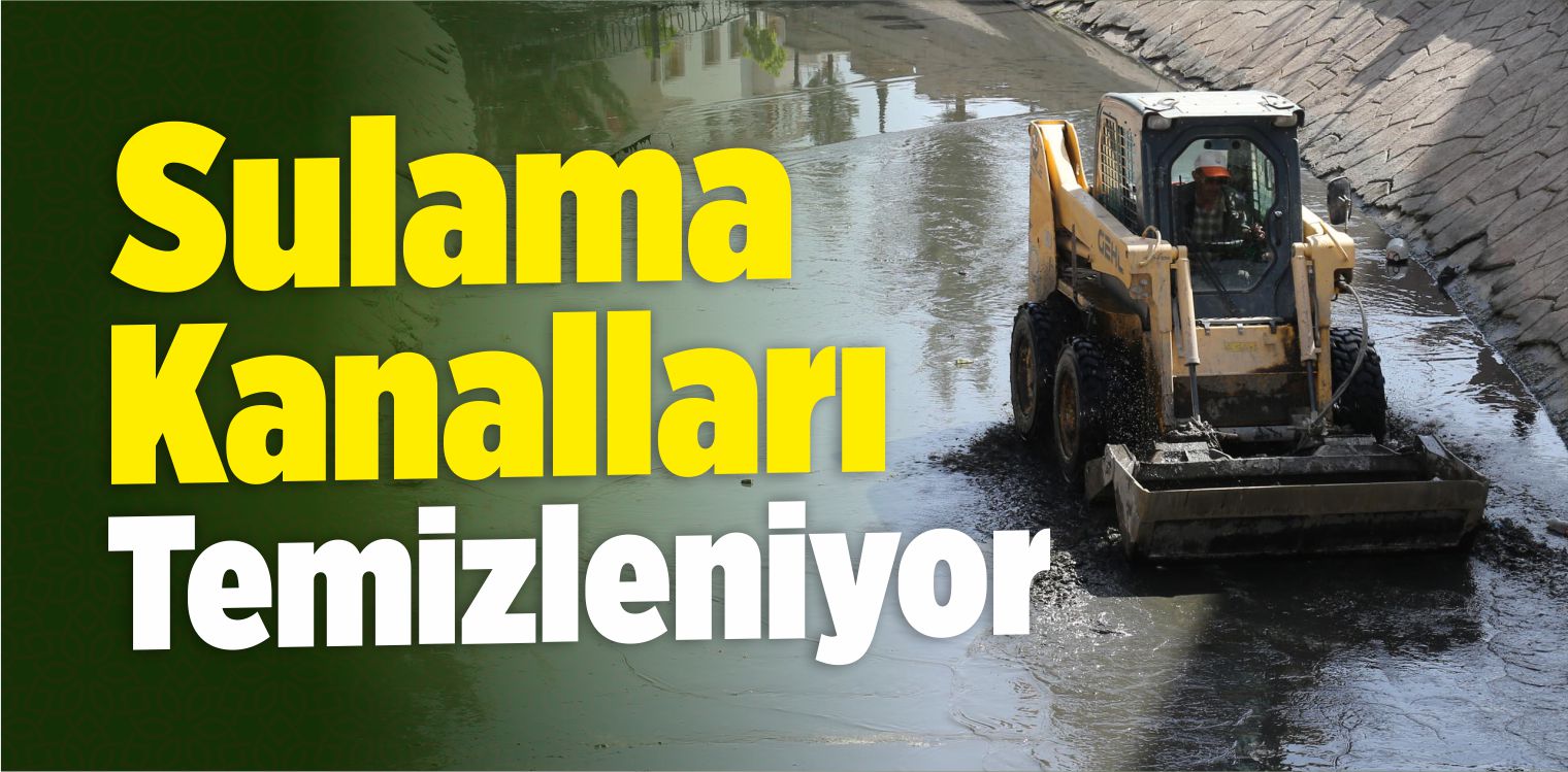 Gölbaşı’nda Sulama Kanalları Temizleniyor