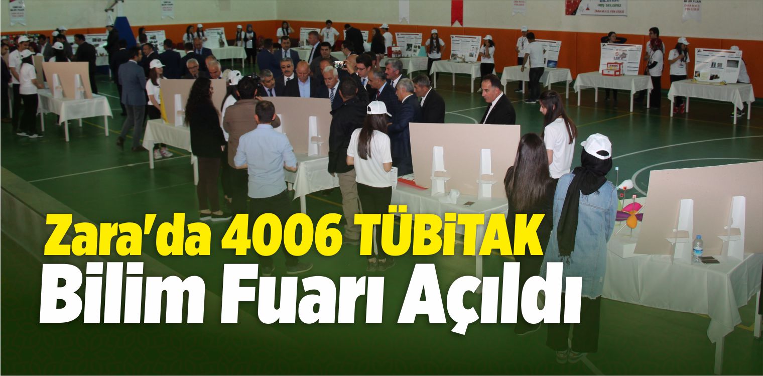 Zara’da Bilim Fuarı Açıldı