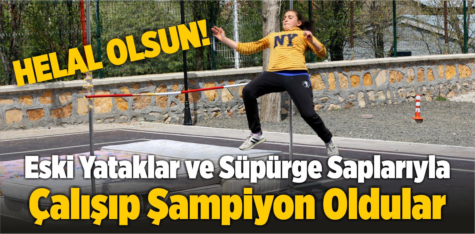 Eski Yataklar ve Süpürge Saplarıyla Çalışıp Şampiyon Oldular