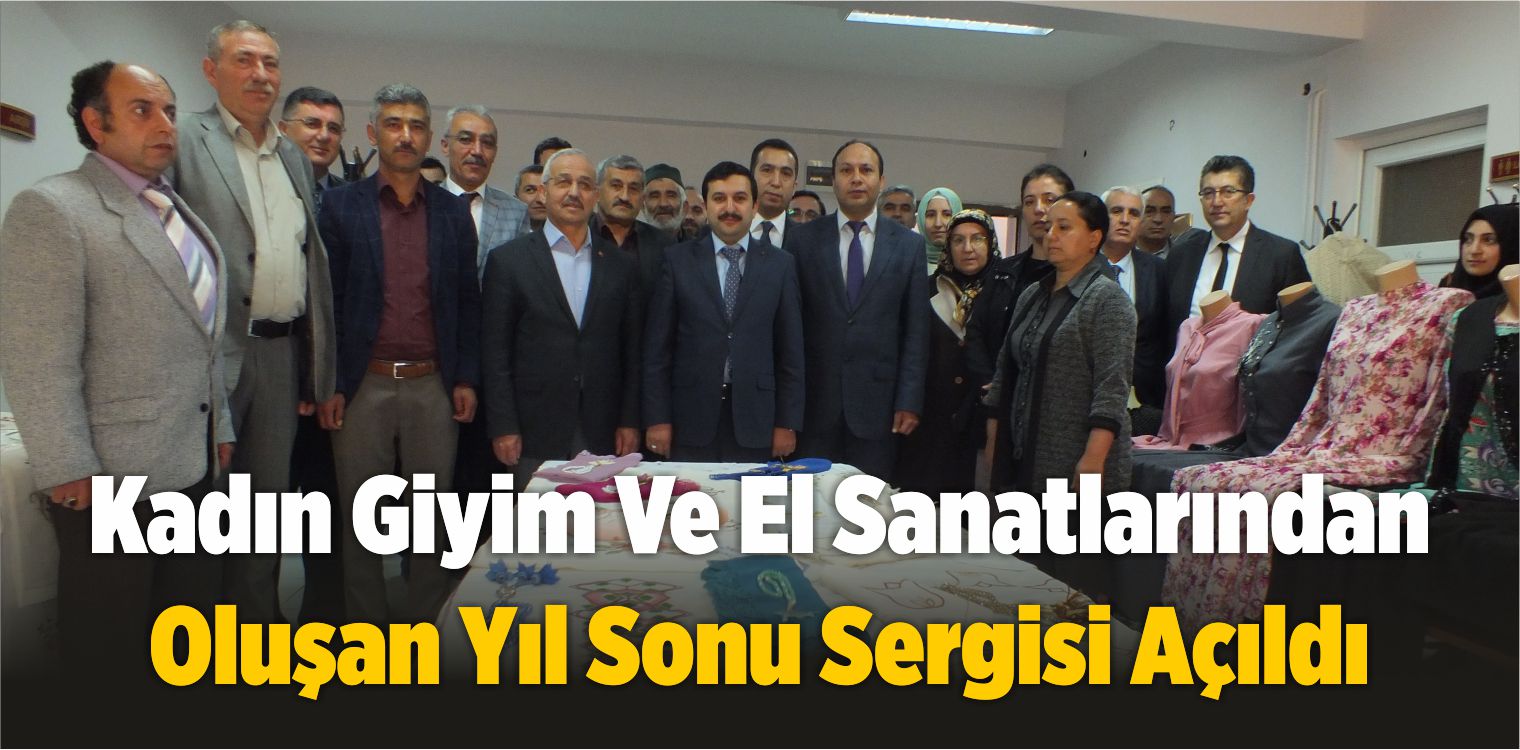 Kadın Giyim Ve El Sanatlarından Oluşan Yıl Sonu Sergisi Açıldı