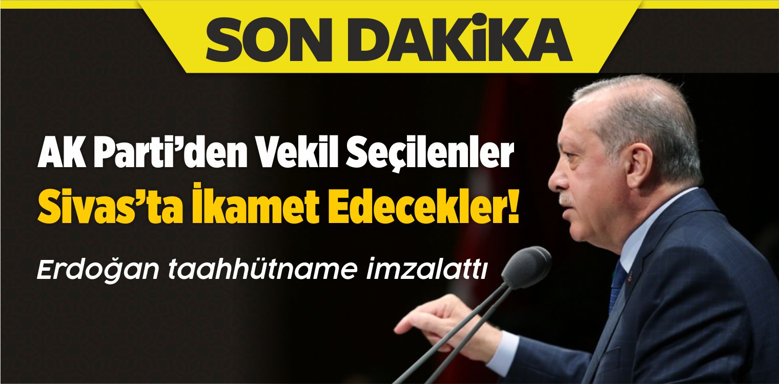 AK Parti’den Milletvekili Adaylarına Taahhütname