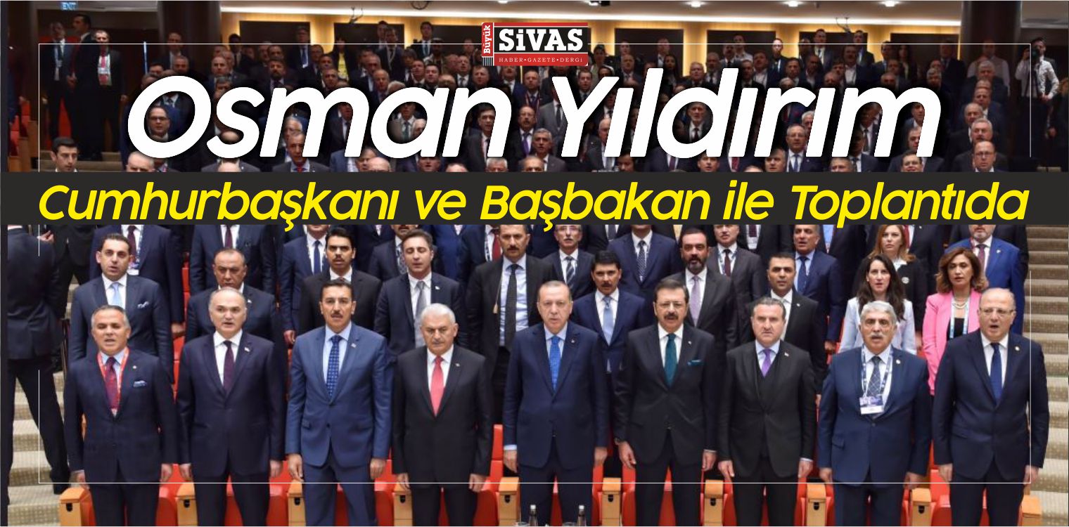 Osman Yıldırım TOBB Hizmet Şeref Belgesi Takdim Törenine Katıldı