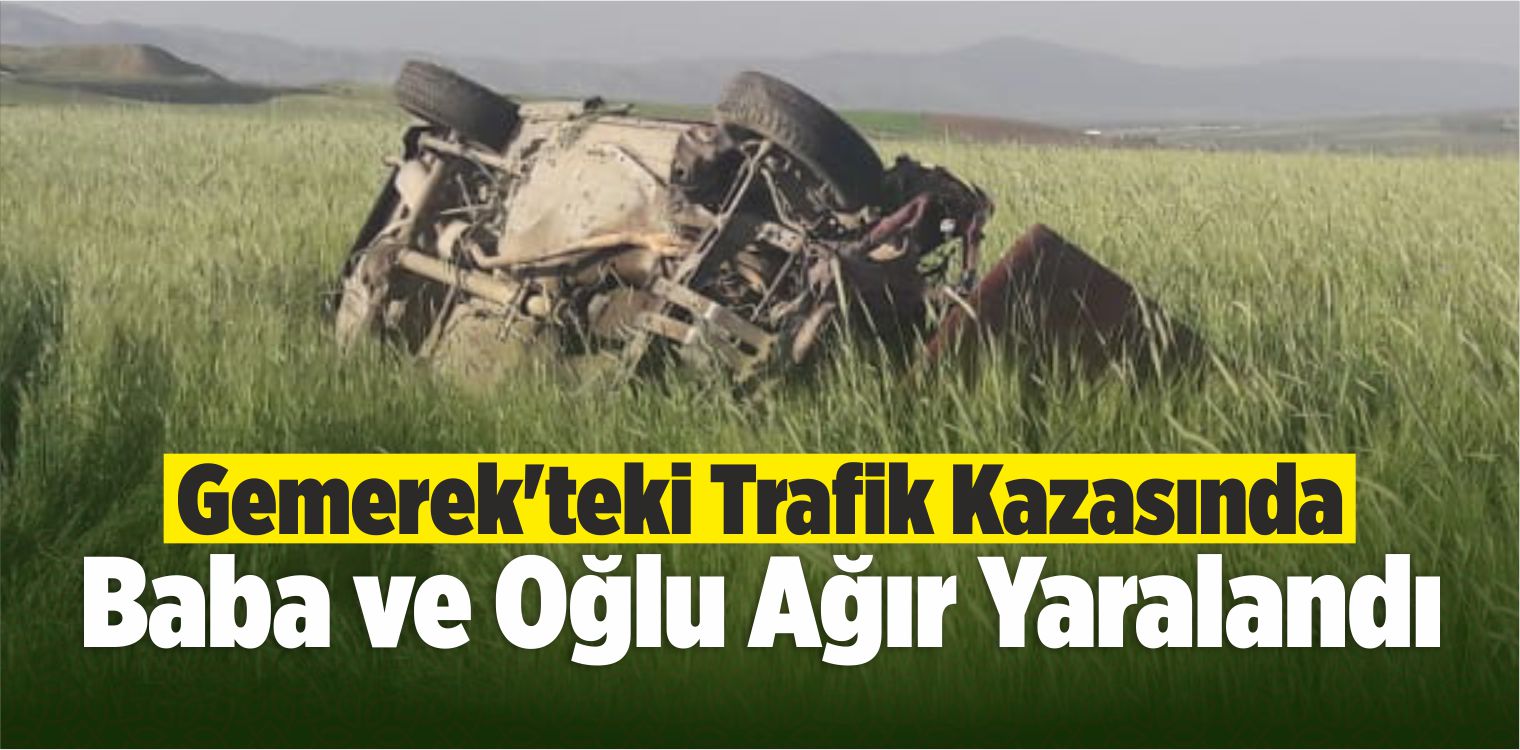 Gemerek’te Trafik Kazası: 2 Yaralı