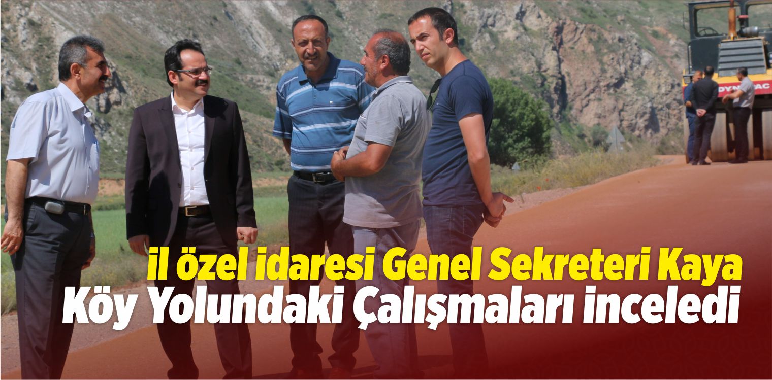 Sivas İl Özel İdaresinin Yol Çalışmaları