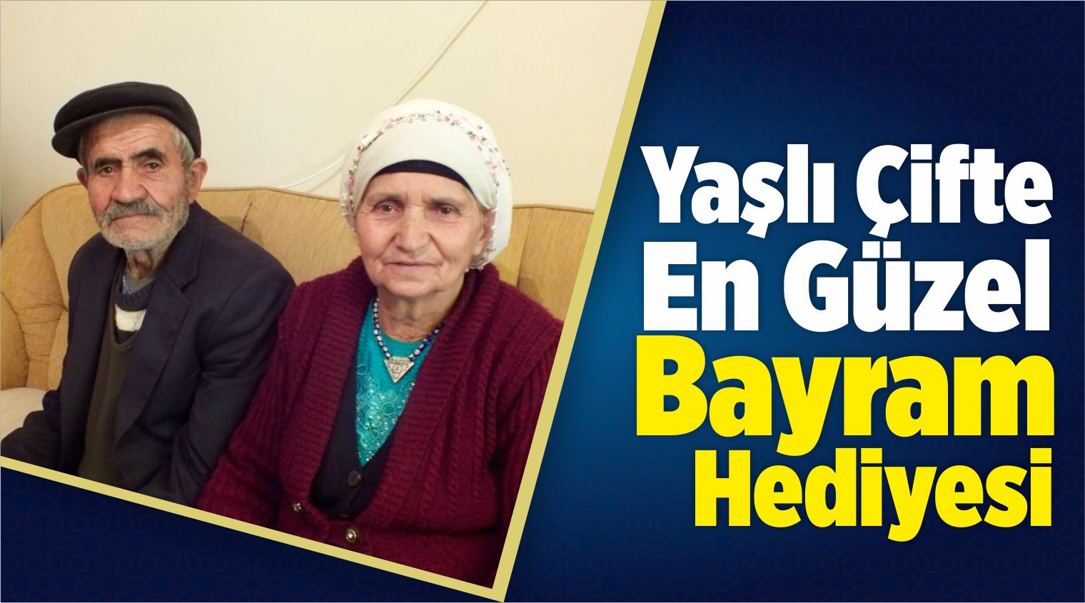 Yaşlı Çifte En Güzel Bayram Hediyesi