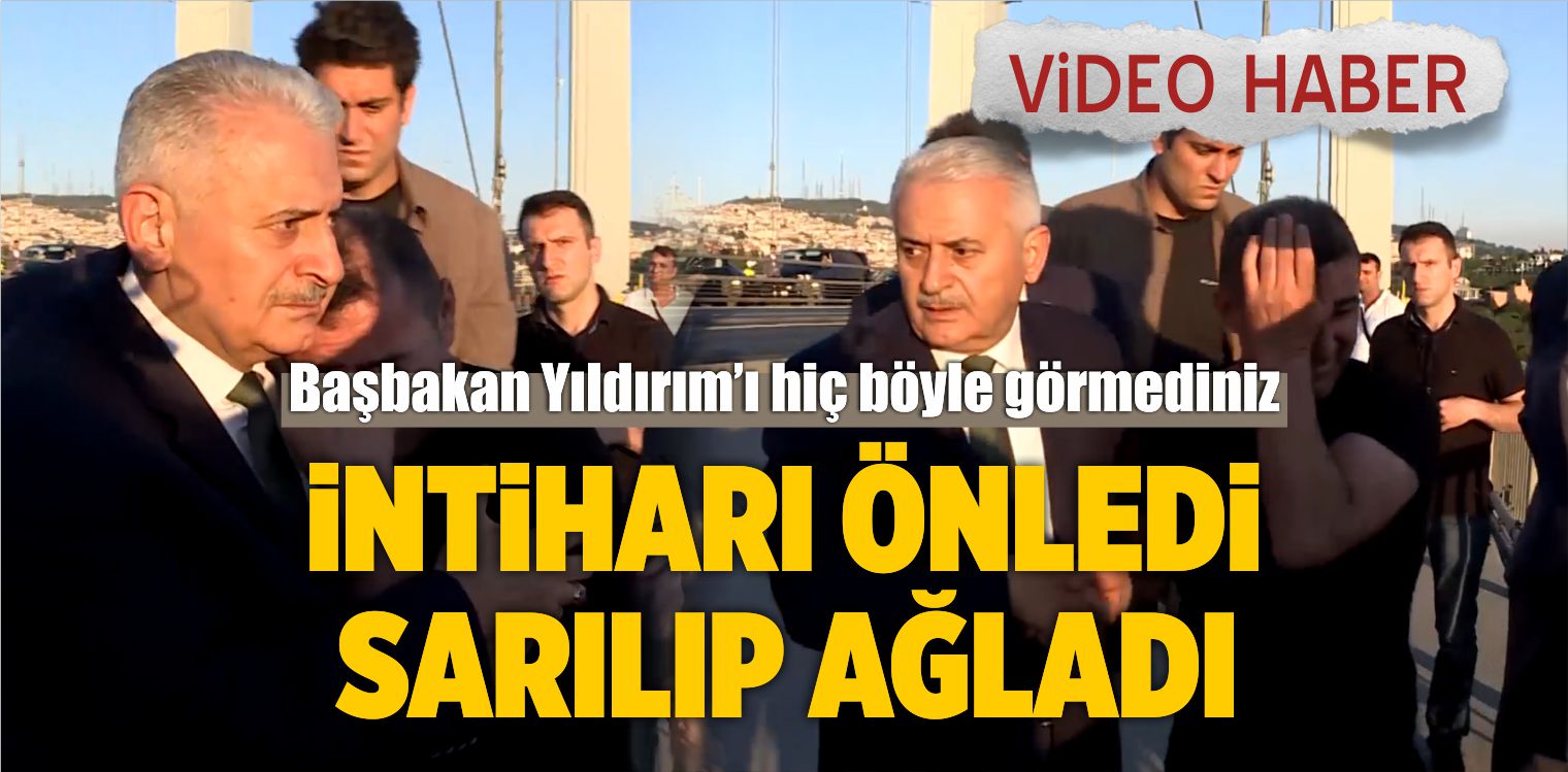 Başbakan Binali Yıldırım Vatandaşı İntihardan Vazgeçirdi