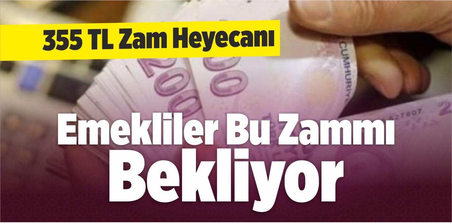 Emekliye 355 TL Zam Yolu Göründü