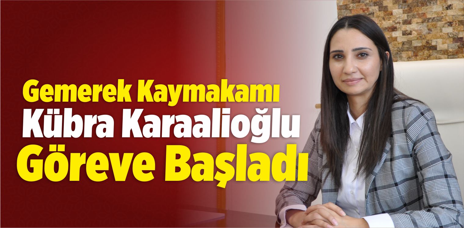 Gemerek Kaymakamı Karaalioğlu Göreve Başladı