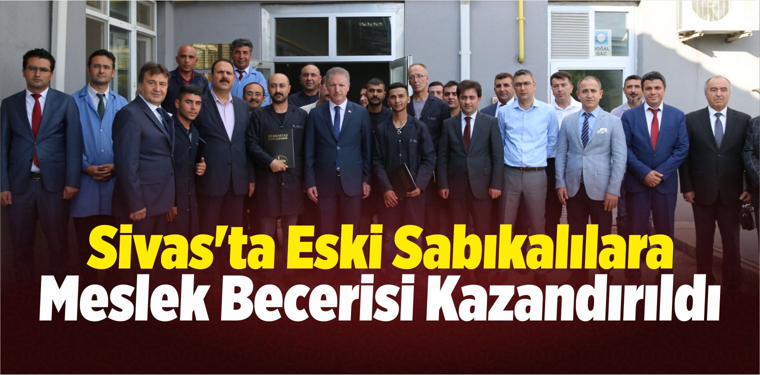 Eski Sabıkalılara Meslek Becerisi Kazandırıldı