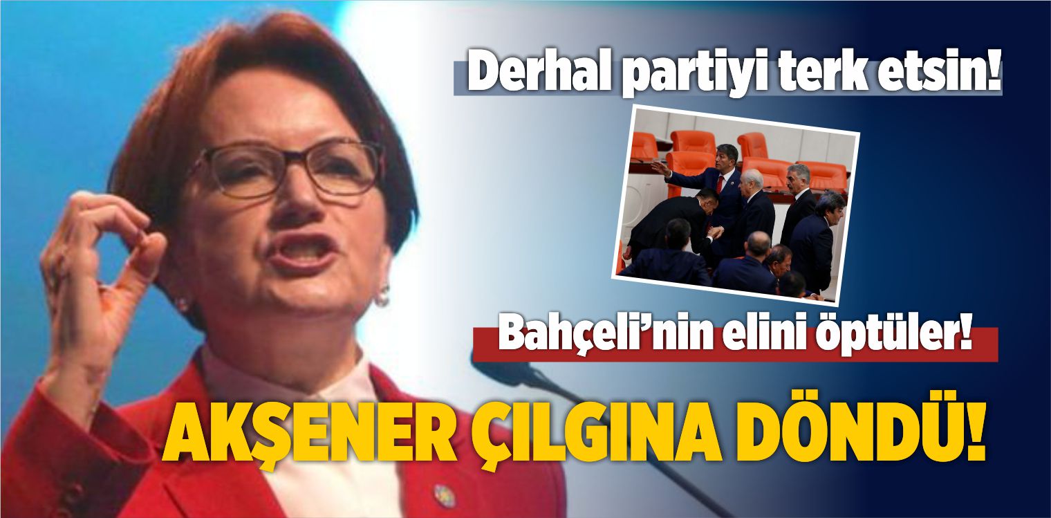 Meral Akşener Çok Sert Tepki Gösterdi!