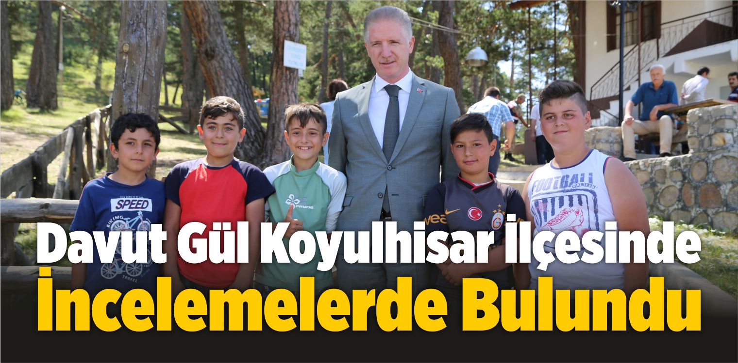 Davut Gül Koyulhisar İlçesinde İncelemelerde Bulundu