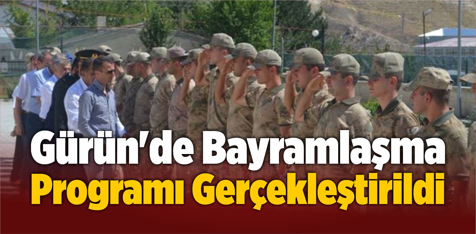 Gürün’de Kurban Bayramı Bayramlaşma Programı Gerçekleştirildi