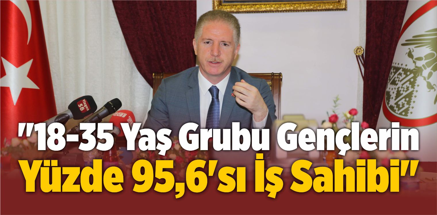 “18-35 Yaş Grubu Gençlerin Yüzde 95,6’sı İş Sahibi”