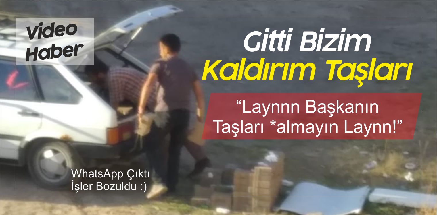 Sivas’ta Kaybolan Kaldırım Taşları Bulundu! Vatandaşlar Almış!