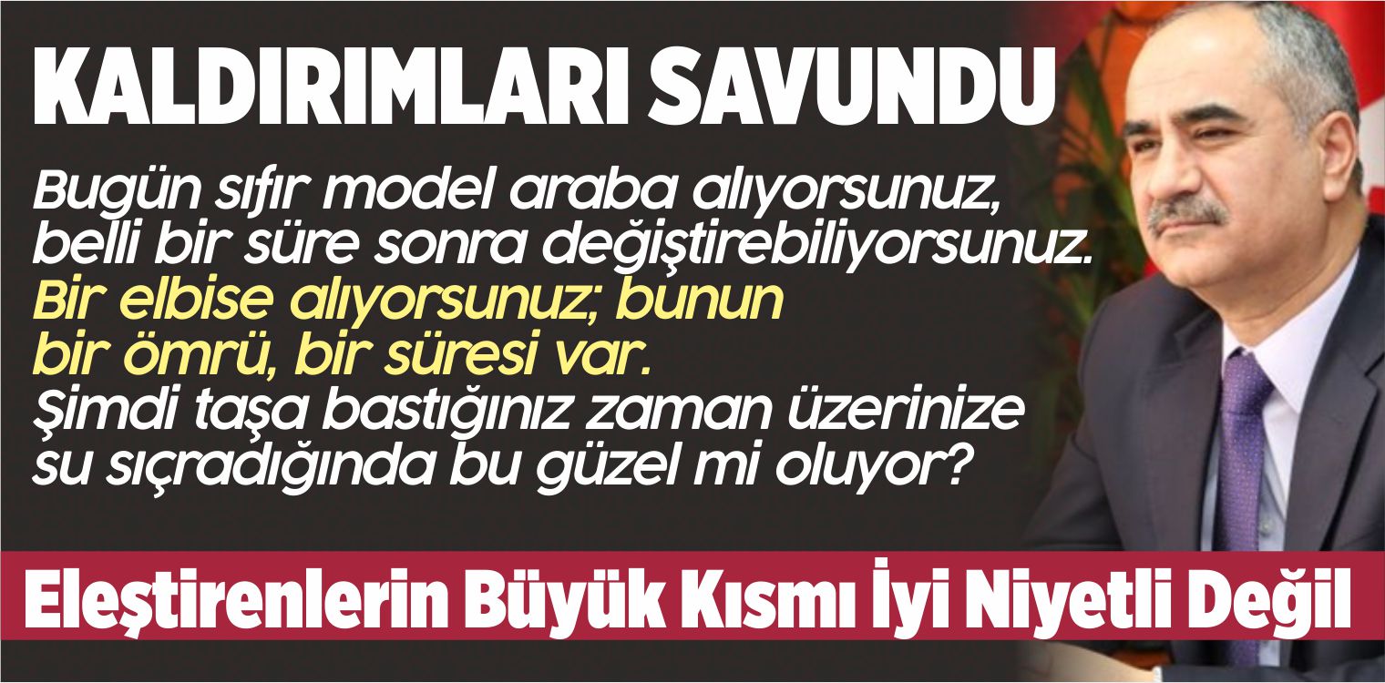 Başkan Aydın istasyon Caddesinde Yapılan Kaldırımları Savundu