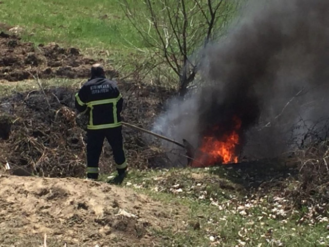 Kırıkkale de Yangın