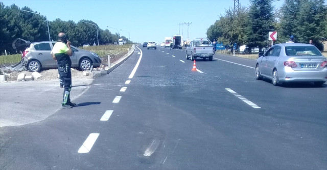 Kırşehir de Trafik Kazası: 2 Yaralı