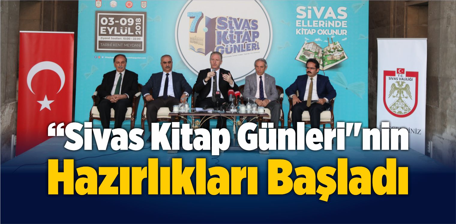 “Sivas Kitap Günleri”nin Hazırlıkları Başladı
