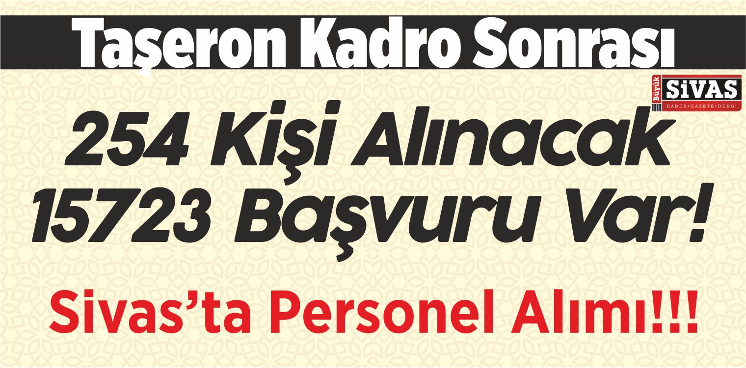 254 Kişilik İş İçin 15 Bin 723 Kişi Başvuru Yaptı